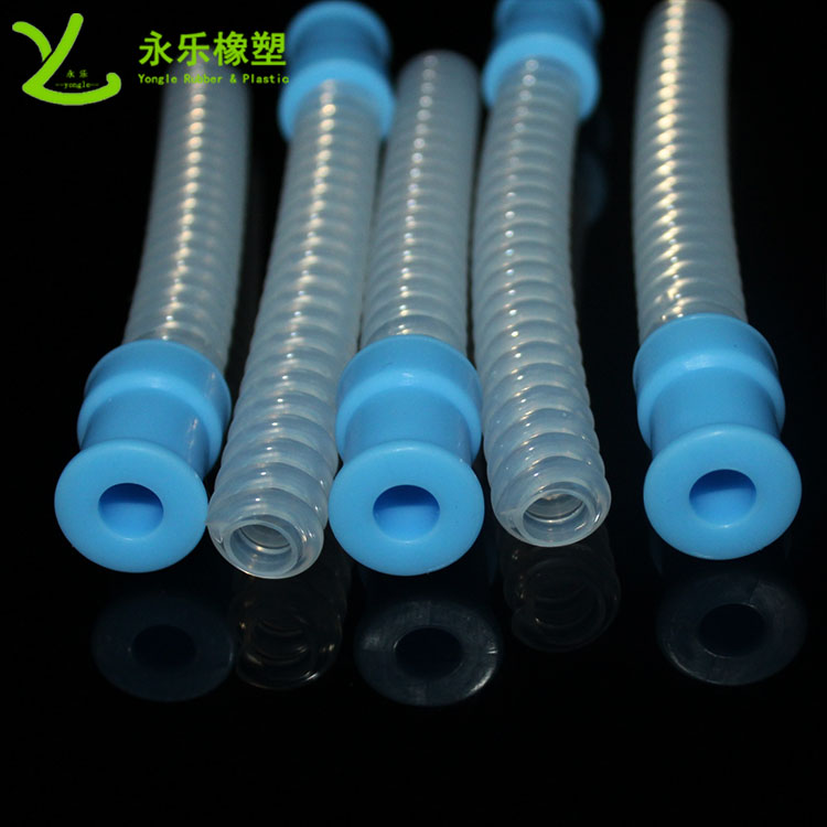 呼吸機(jī)硅膠波紋管，醫(yī)用硅膠波紋管，無氣味硅膠波紋管