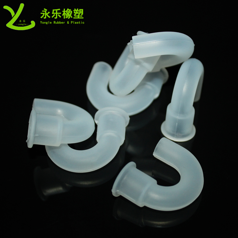 醫(yī)用硅膠彎管，模壓硅膠彎管，血氧儀硅膠彎管