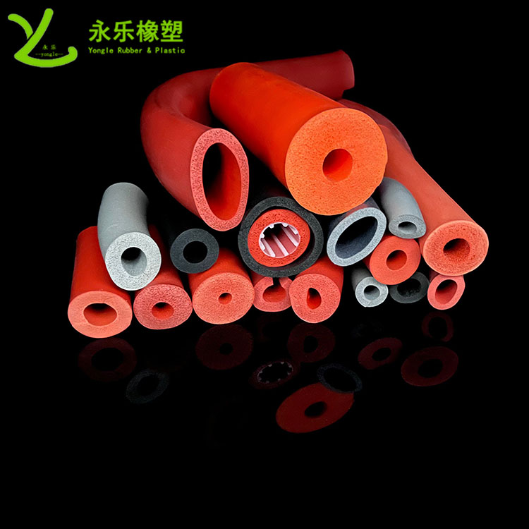 擠出發(fā)泡硅膠管，耐高溫發(fā)泡硅膠管，耐老化發(fā)泡硅膠管