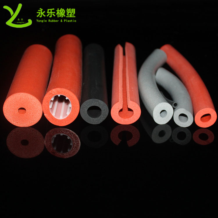 發(fā)泡硅膠管，擠出發(fā)泡硅膠管，耐高溫發(fā)泡硅膠管
