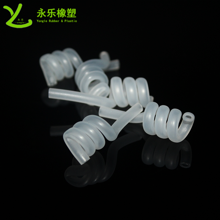 硅膠吸管，螺旋硅膠管，食品級(jí)硅膠管
