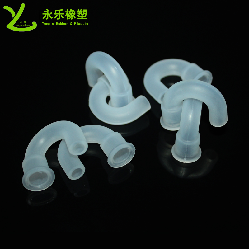 醫(yī)用硅膠彎管，模壓硅膠彎管，血氧儀硅膠彎管