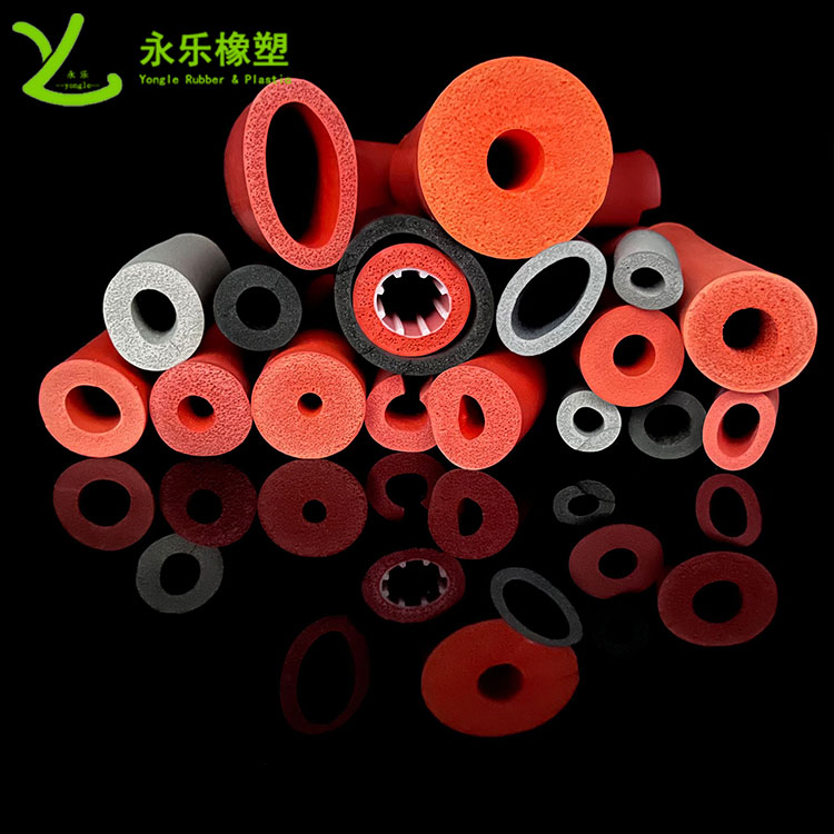 擠出發(fā)泡硅膠管，耐高溫發(fā)泡硅膠管，耐老化發(fā)泡硅膠管