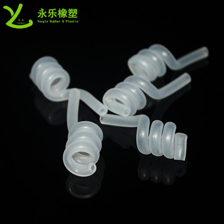 硅膠吸管，螺旋硅膠管，食品級(jí)硅膠管