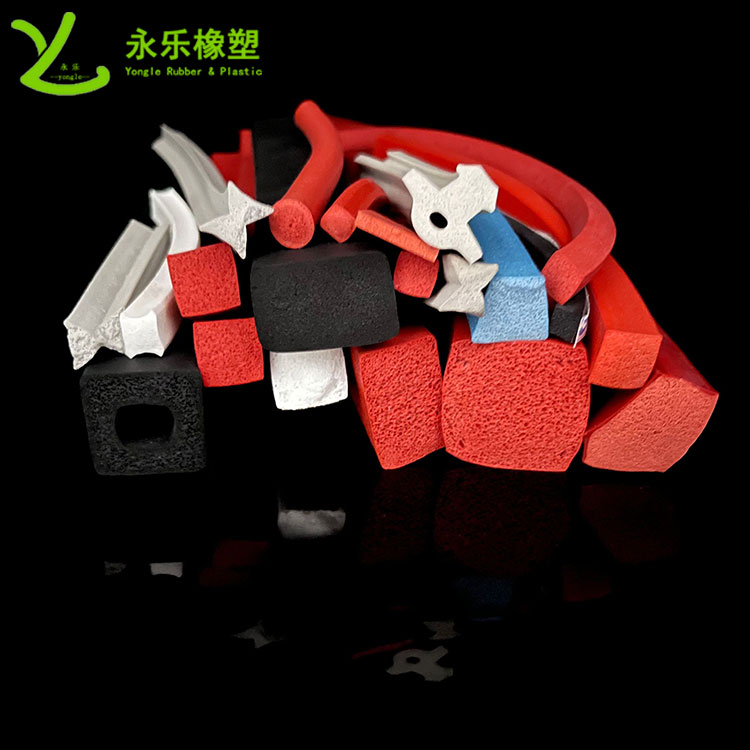 擠出發(fā)泡硅膠條，防水發(fā)泡硅膠條，耐高溫發(fā)泡硅膠條