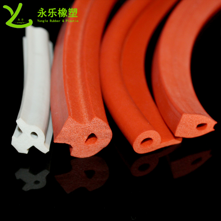 耐高溫發(fā)泡硅膠條，阻燃發(fā)泡硅膠條，細孔硅膠發(fā)泡條